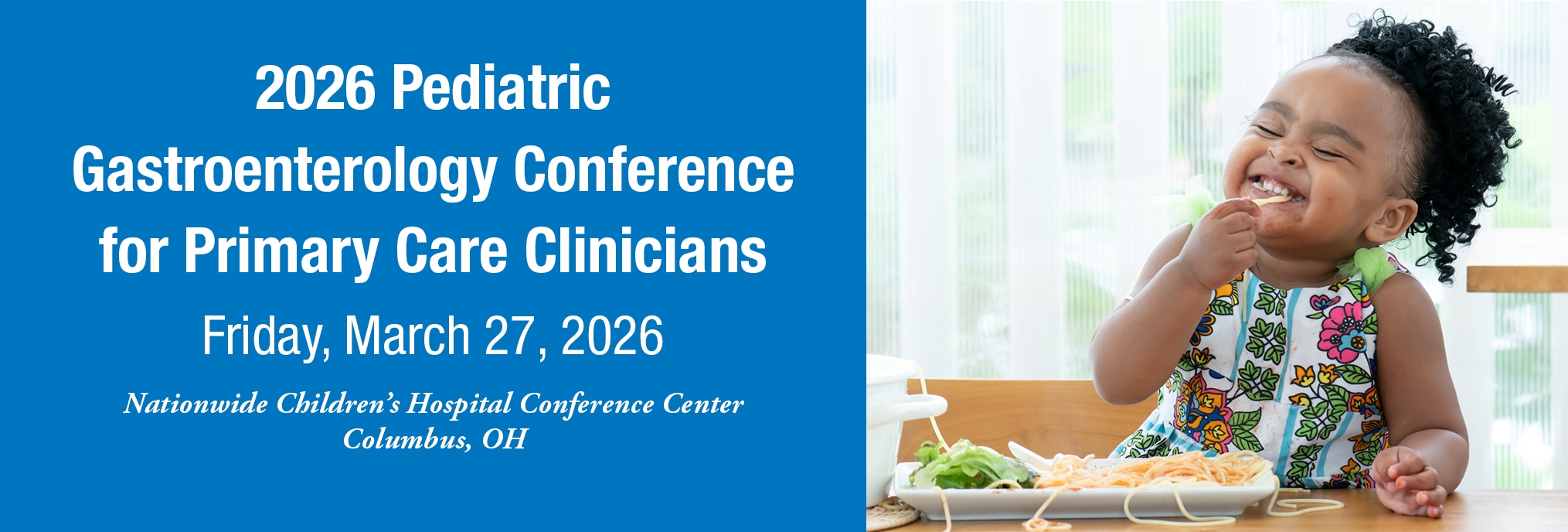 2026 Pediatric Gastroenterology Conference for Primary Care Clinicians Banner